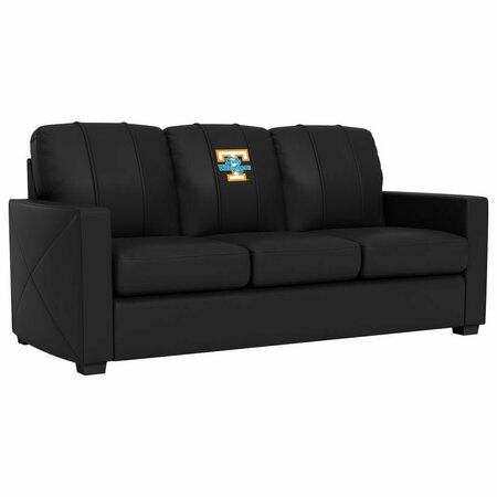 DREAMSEAT Silver Sofa with Tennessee Lady Volunteers Logo XZ7759001SOCDBK-PSCOL11031